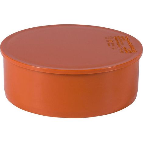 KG Muffenstopfen DN125 Deckel PVC Stopfen Rohrstopfen Endstopfen
