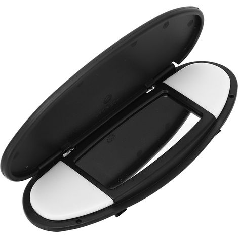 Pare-soleil avant avec miroir de courtoisie, anti-éblouissement, protection solaire, remplacement pour R55 R56 R60 2007-2014, noir (1/5)