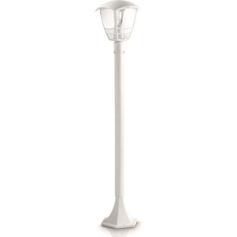 Philips Lighting Creek, Palo per Esterno, 99.5 cm, Attacco E27, Alluminio, Bianco (1/5)