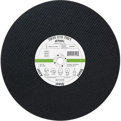 Disque abrasif Stihl 300 DF 300 mm pour le métal
