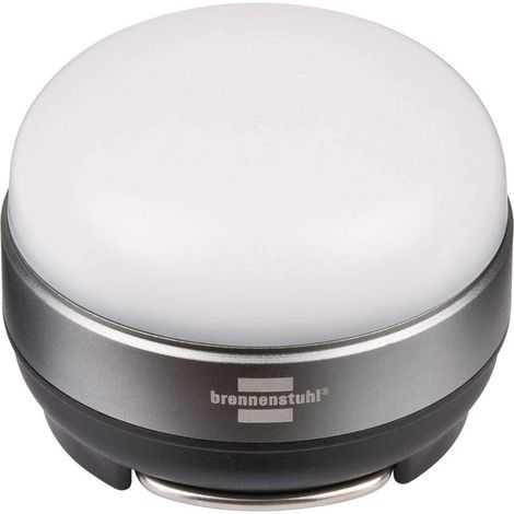 Brennenstuhl linterna multifunción LED OLI 0200 (lámpara para exterior IP44, 180lm, lámpara de camping con hasta 45h de duración de luz, funciona con pilas, función de luz SOS)