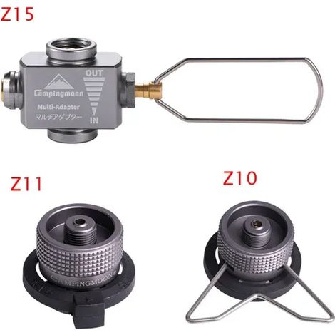 Adaptateur de recharge pour réchaud à gaz butane de camping, valve de protection, convertisseur, accessoires, équipements et outils pour réchauds de cuisine portables (1/5)