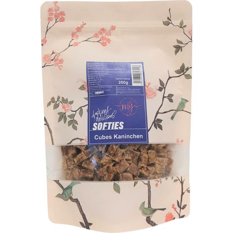 Halbweiche Kaninchenwürfel 250g glycerinfrei allergikerfreundlich My fucking Delicious (1/3)