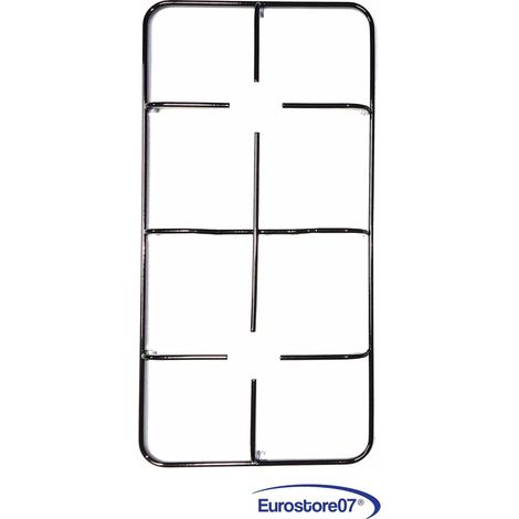 TECNOGAS GRIGLIA CUCINA A GAS 2 FUOCHI 457 x 227 mm. SMALTATA NERA P 5952 (1/4)