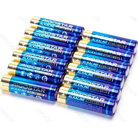 8 x batteria alcalina più energia extra super potente LR03 stilo AA