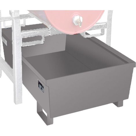 Bauer Auffangwanne FRA-1, 980x580x850mm, 246l, Mausgrau