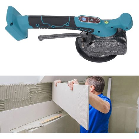 Fliesenverlegemaschine mit 30 kg Saugkraft, Hochleistungs-Wand- und Bodenrüttler, neue und verbesserte Version, Fliesenverlegewerkzeug, Rüttler für die Wandfliesenverlegung (1/5)