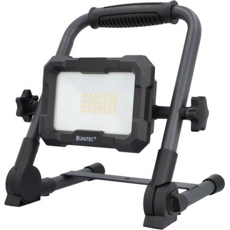 UniTec LED Akku-Arbeitsstrahler schwarz 20 W 2000 lm Wandleuchte (1/3)