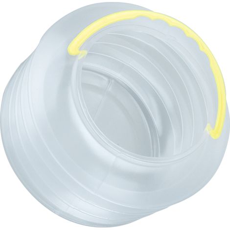 Seau pliable transparent en plastique pour le lavage des pinceaux (peinture à l'huile, aquarelle et gouache) BM014 Petit (1/5)