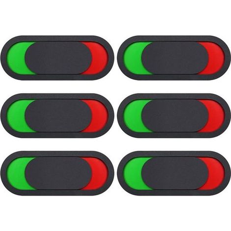 Ensemble de 6 panneaux de porte coulissante interchangeables noirs 10x4 cm (Ouvert/Occupé) (1/5)