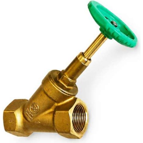BRUSE Freistromventil 1" DN25 ohne Entleerung steigende Spindel Absperrventil 080125010000000
