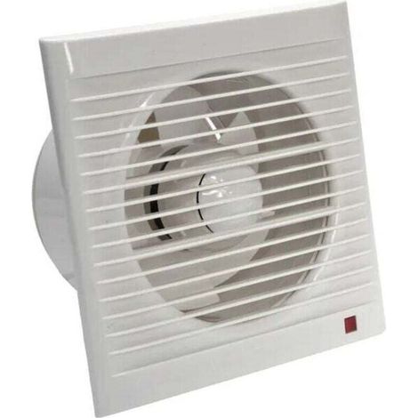 Ventilateur d'extraction 160 mm 15W 140m³/h avec Clapet anti-retour-- pour Salle de Bain,Cuisine,Bureau,WC,Silencieux, (1/4)