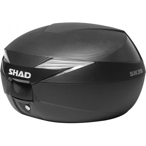 Top case 39L Carbone PRESS LOCK SYSTEM Shad SH39 pour moto