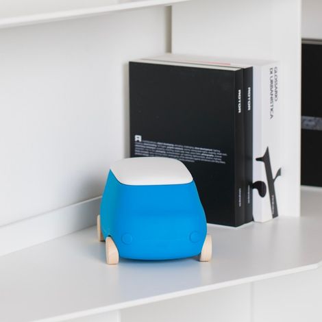 Coffre à jouets miniature boîte à secrets en plastique pour enfants Van Mini - Bleu (1/5)