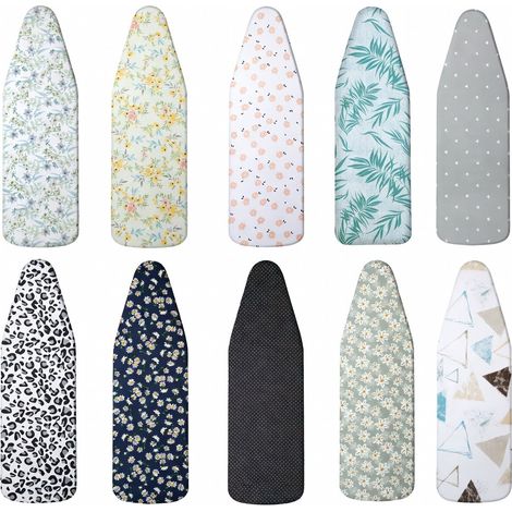 Housse de planche à repasser en coton motif jasmin 70 x 46