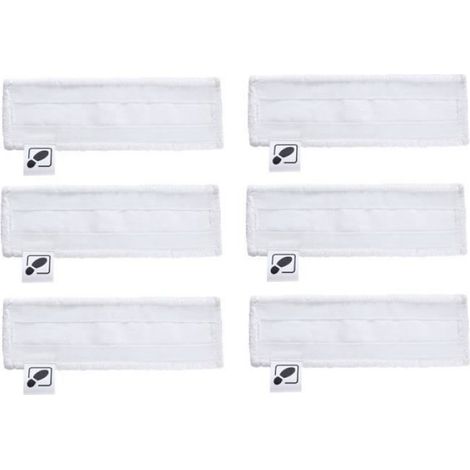 6 PCS Bonnettes Microfibre pour SC 2, SC 3, SC 4, SC 5 Easy Fix Kärcher, Lingettes Remplacement pour Kärcher Nettoyeur Vapeur (1/4)