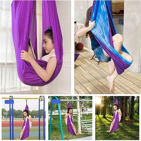 Balançoire de yoga, hamac élastique pour enfants, adolescents et adultes. (1/5)