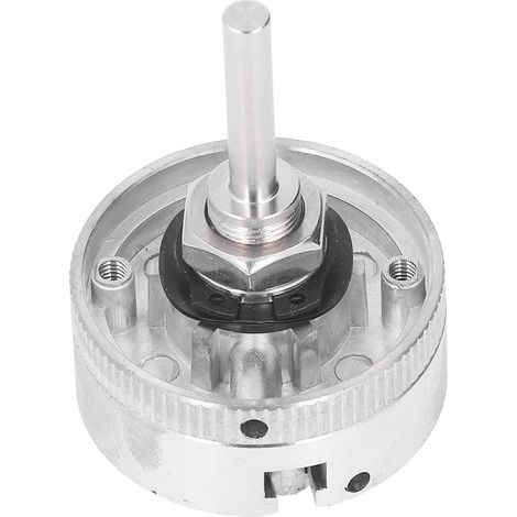 Selbstzentrierendes 3-Backen-Spannfutter + Planscheibe, Schaft M12x1, Spannweite 10-35 mm, für Metalldrehmaschinen, Komplettset. (1/5)