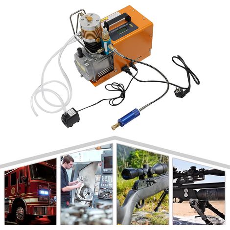 Compresseur d'air portable PCP, compresseur d'air haute pression réglable en pression arrêt automatique de la pompe à air haute pression 30mpa (1/5)