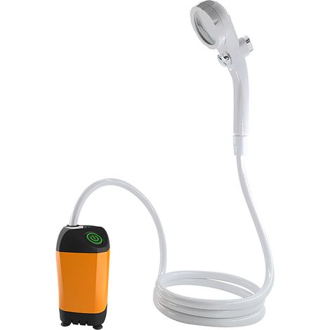 Douche camping portable 6000 mAh avec affichage température, pommeau inclus