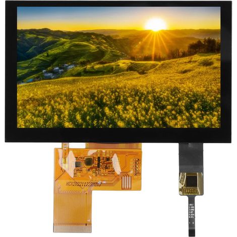5-Zoll-TFT-LCD-Touchscreen mit 800 x 480 Pixeln Auflösung für Gesichtserkennungssystem (1/5)