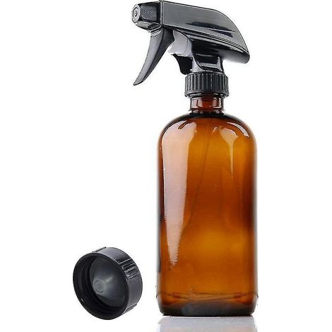 Flacon vaporisateur en verre de 500 ml, idéal pour les huiles essentielles, les plantes, les solutions de nettoyage et la laque pour cheveux. Rechargeable. (1/5)