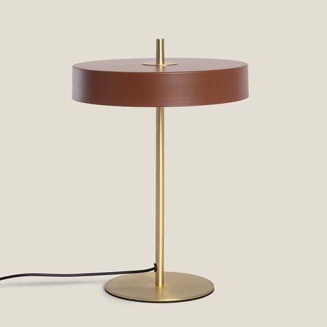 Lampada da Tavolo Metallo Korkor Marrone (1/5)