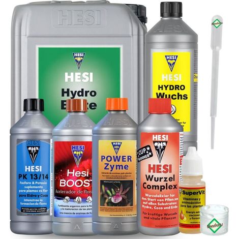 Hesi 7-Teiliges Hydro Dünger Set XL – Hydroponik Nährstoffe Set (1/5)