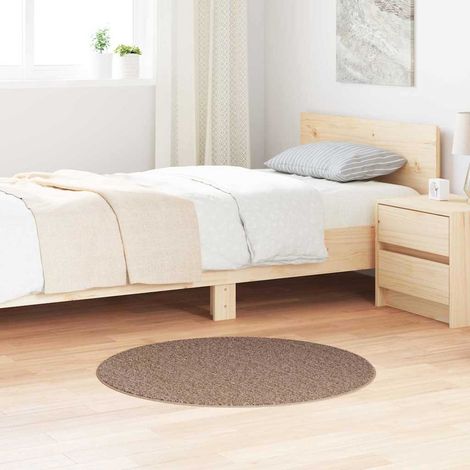Anti-Rutsch Shaggy Teppich Braun 90 x 90 cm PP vidaXL (1/5)