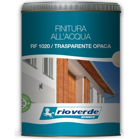 VERNICE FINITURA ACQUA RIO VERDE RF1220 750ML NOCE CHIARO