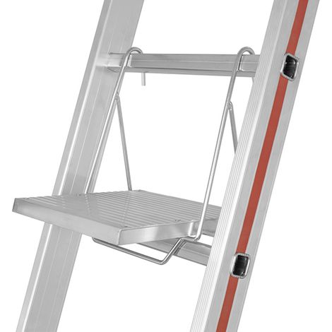 Echelle Direct – Repose-pied rabattable 260 mm pour échelle – Aluminium – Charge 150 kg – Compatible échelles 300 mm – 50378 (1/4)