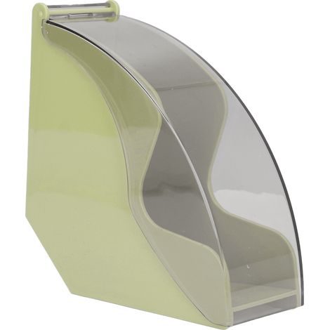 Porte-filtres à café, support de rangement pour papier filtre avec couvercle anti-poussière, boîte de stockage pour filtre à café, vert, pour café et maison. (1/5)