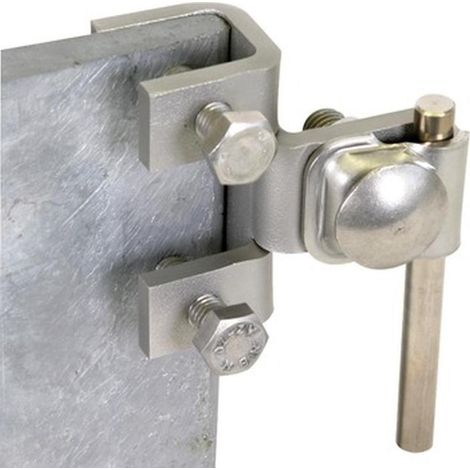 Dehn Anschlussklemme senkrecht NIRO f. Profile 3-18mm m. Klemmbock 372119 (1/5)