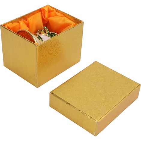 Schmuckkästchen aus Zinklegierung, verziert mit einer Fliege und einer Glocke, ideal für Ringe und anderen Schmuck. (1/5)