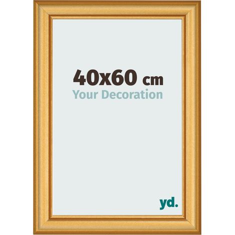 yd. - Cadre photo 40x60 - Or Mat - MDF - Lazio