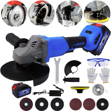21v Angle Grinder 15mm Disc for Removing Paint & Mortar Sanding Cutting Grinding (1/5)