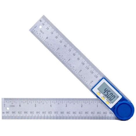 Règle d'angle d'affichage numérique en acier inoxydable Protractor 200mm règle d'angle d'affichage numérique (1/4)