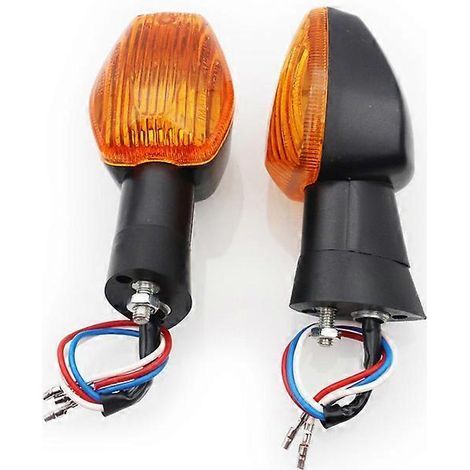 Lot de 2 clignotants LED pour motos HONDA CB400SF, CB600, 900, HORNET, RVT, 1000R, CBR 919 (à partir de 2005), 1300. Accessoires inclus. (1/4)