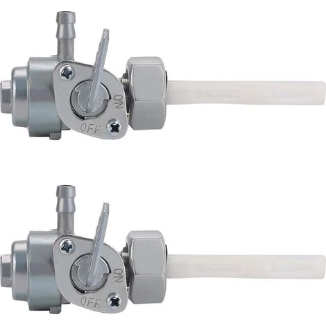 Per 2 pezzi Interruttore rubinetto carburante, Serbatoio carburante generatore, Rubinetto serbatoio olio Interruttore carburante Pompa carburante per generatore a benzina (M16 x 1,5 mm) (1/5)
