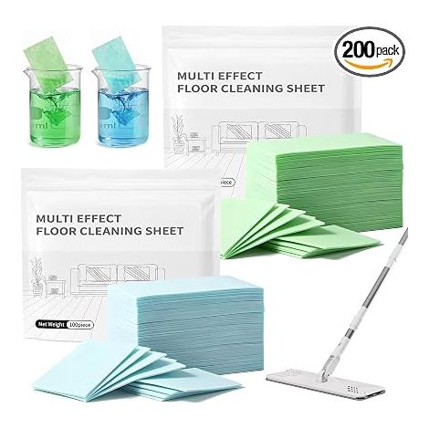Pack of 200 Soluble Multi Surface Floor Cleaning Tablets (Blue+Green) (1/5)