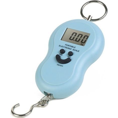 Bilancia elettronica portatile professionale con gancio da pesca, 40 kg per custodia, vari colori, 1 pezzo (1/4)