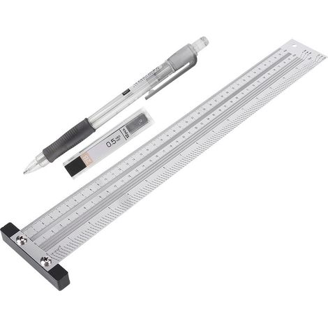 Rule of marking ultra precise, tool of gauge of tracage for the work of the wood stainless steel (1/5)