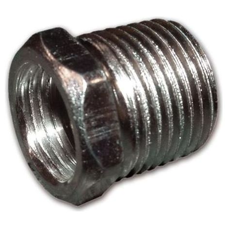 Raccordo Riduttore M-F in Acciaio Zincato Riduzione M.F. 1/2X3/8 (1/2)