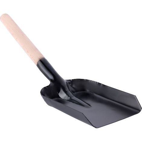 Garronda Pelle en Métal pour Cheminée et Barbecue Pelle à Charbon Pelle à Cendre Fer Émaillé Taille: 54 x 15 cm GD-0008