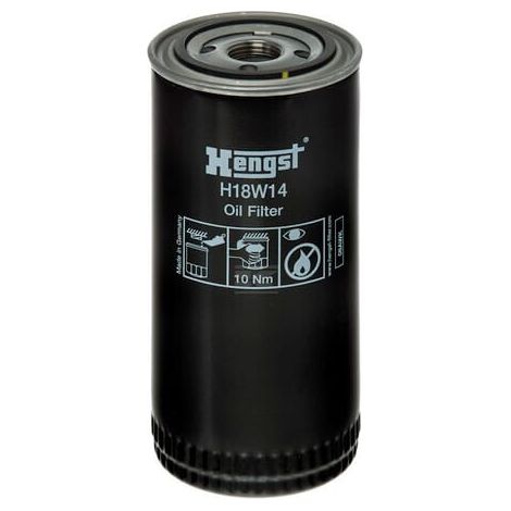 Cartucho filtro hidr谩ulico roscado HENGST H18W14
