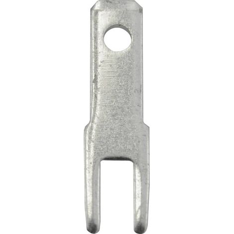 Languette 2.8 x 0.8 mm Vogt Verbindungstechnik 3785a08.68 180 ° non isolé métal 100 pc(s) (1/3)