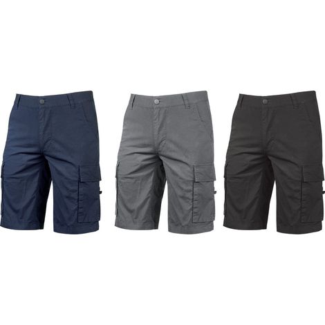 Pantaloni corti da lavoro U-Power Summer - M - Grigio