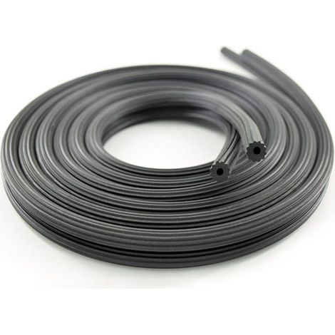 Tiras de sellado de goma robustas y duraderas para mosquiteras, aptas para puertas y ventanas (Ø4 mm x 10 m). (1/5)
