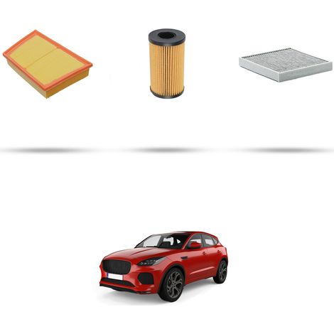 Kit tagliando 3 filtri compatibile con Jaguar E-Pace (X540) 2.0 P200 MHev 147kw dal 2020 (1/5)