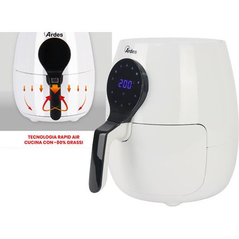Freidora de aire – Delicia – 1450 W 4 L pantalla digital – Ardes
